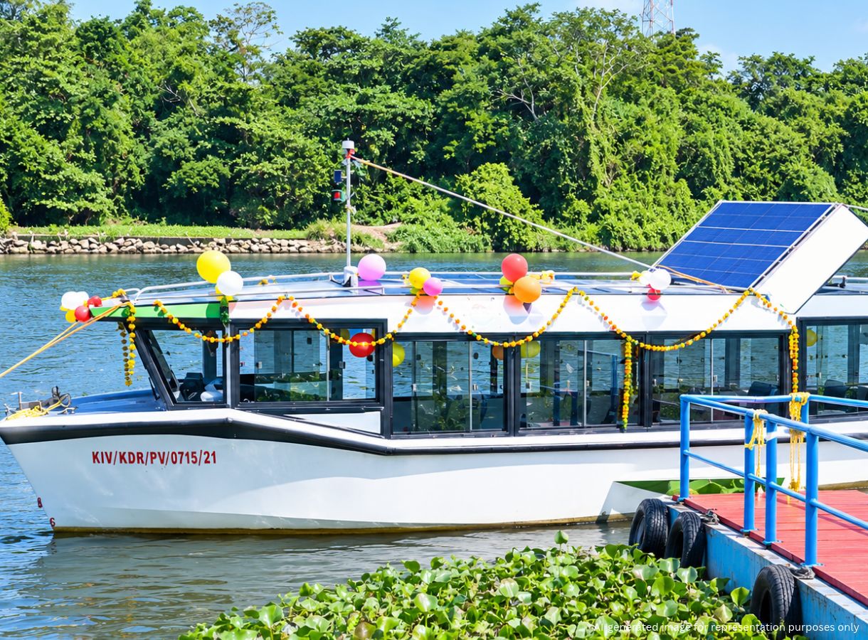Veli-Kadinamkulam Solar Boat Service Begins