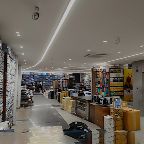 Dress Land ready made garments display Pazhavangadi Trivandrum clothing shop