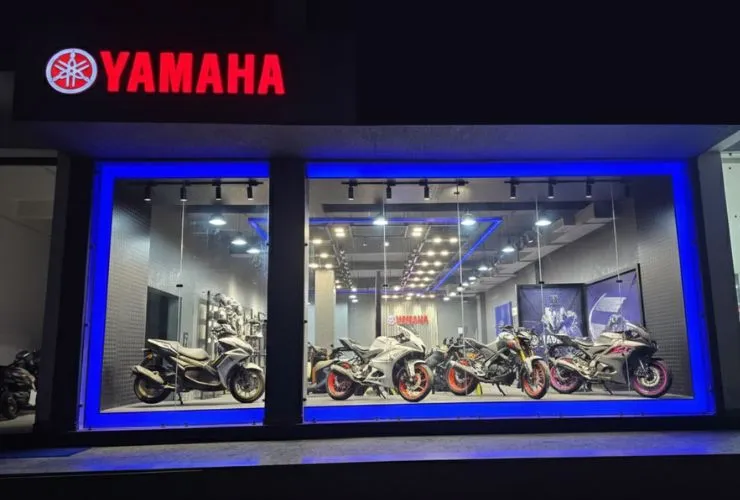 Muthoot Yamaha two wheeler showroom Karamana Thiruvananthapuram Kerala Yamaha motorcycles and scoote