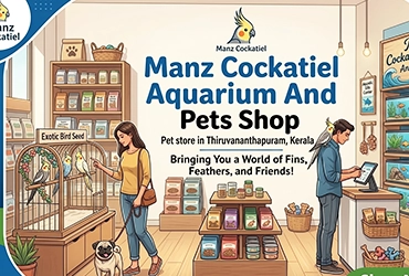 Manz Cockatiel Aquarium & Pets Shop