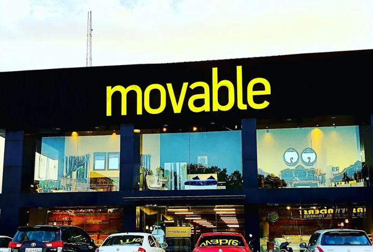 Modern furniture showroom in Venpalavattom Trivandrum with sofa sets and home decor items