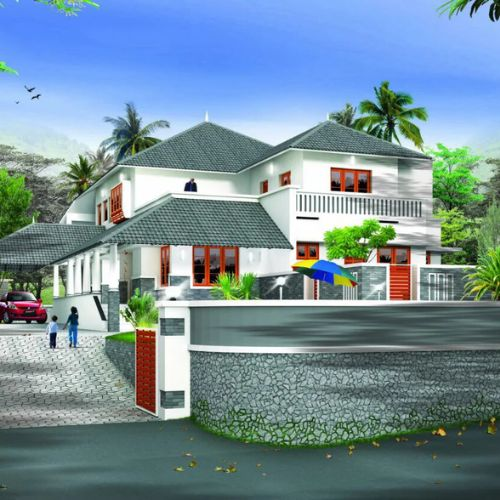 Residential flats by A to Z Builders in Thampanoor Thiruvananthapuram