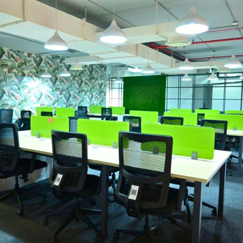 Fully furnished coworking space in Kuravankonam Trivandrum with high speed wifi and desks
