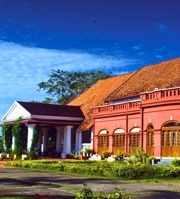 Kanakakunnu Palace in Thiruvananthapuram, a 19th-century royal palace and cultural venue in Kerala