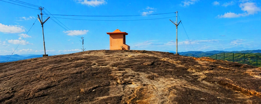 Sasthampara hilltop view Trivandrum skyline